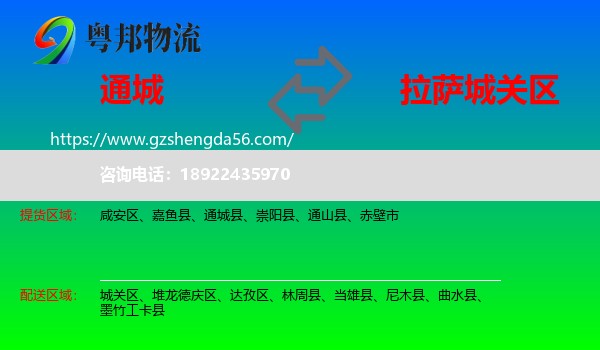 通城县到城关区物流专线