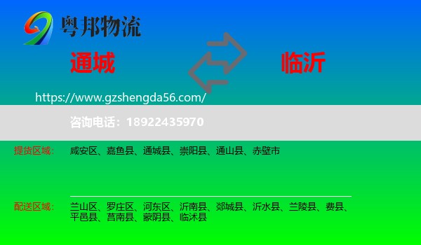 通城县到临沂物流
