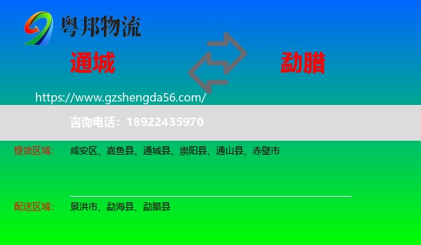 通城县到勐腊县物流专线