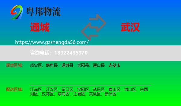 通城县到武汉物流