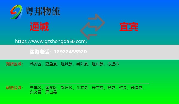 通城县到宜宾物流