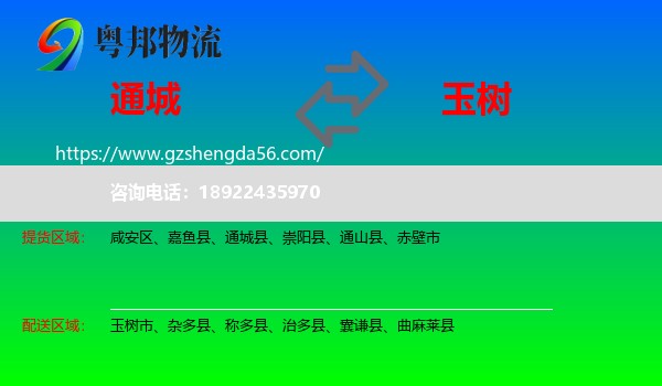 通城县到玉树物流