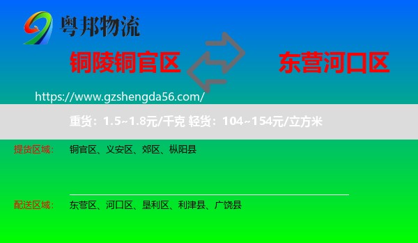 铜官区到河口区物流专线