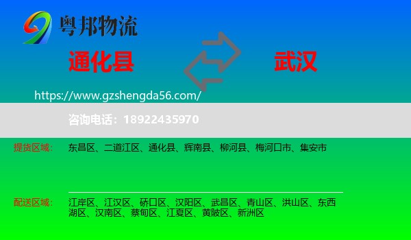 通化县到武汉专线
