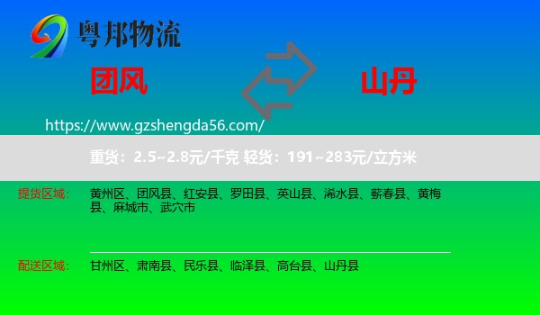 团风县到山丹县物流专线