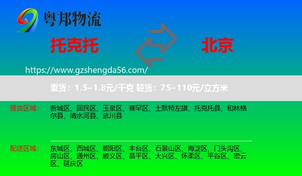 托克托县到北京专线