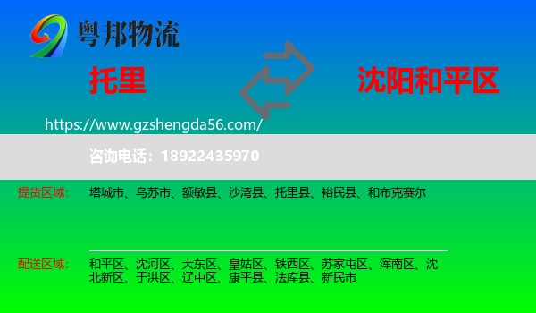 托里县到和平区物流专线