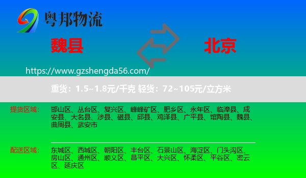 魏县到北京专线