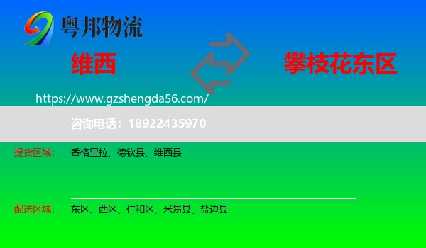 维西县到东区物流专线