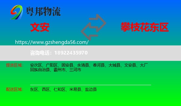 文安县到东区物流专线