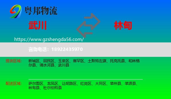 武川县到林甸县物流专线