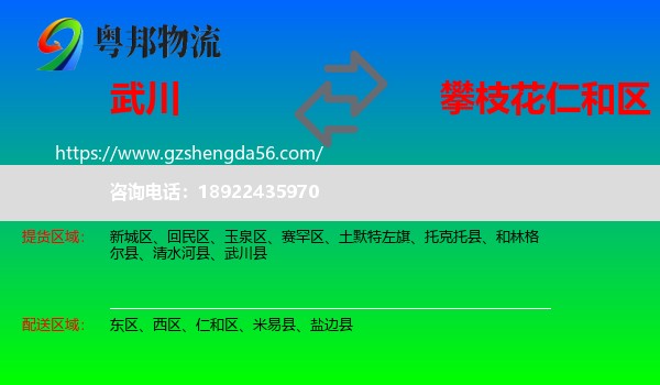 武川县到仁和区物流专线