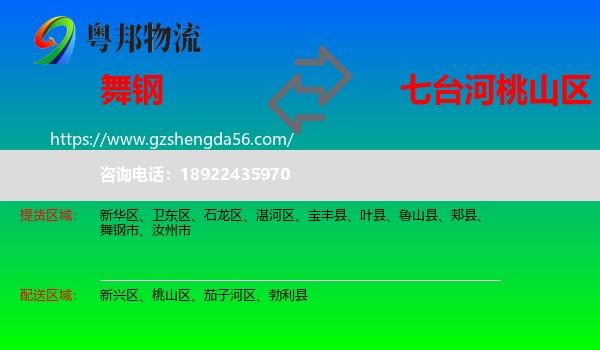 舞钢市到桃山区物流专线