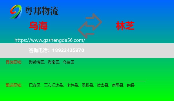 乌海到林芝物流
