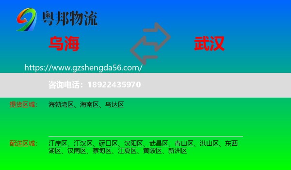 乌海到武汉专线