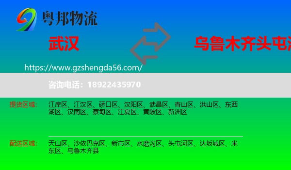 武汉到头屯河区物流专线