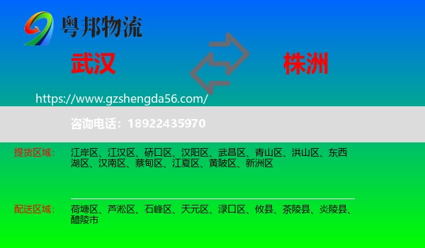 武汉到株洲物流