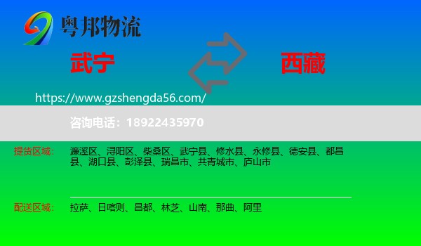武宁县到西藏物流