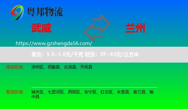 武威到兰州专线