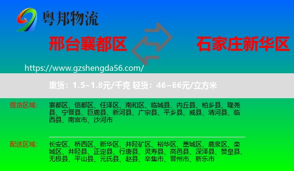 襄都区到新华区物流专线