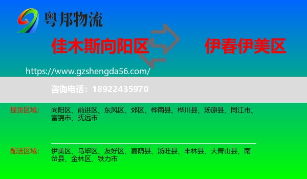 向阳区到伊美区物流专线