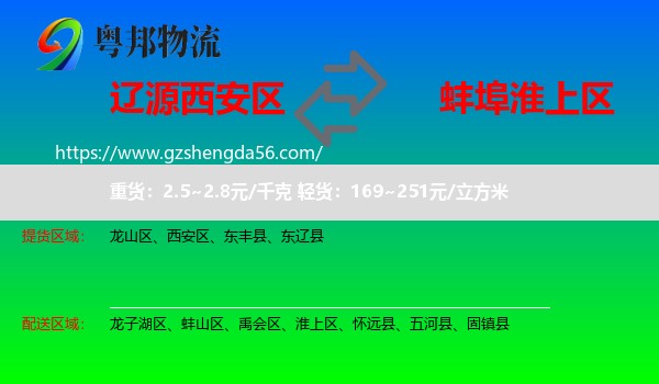 西安区到淮上区物流专线