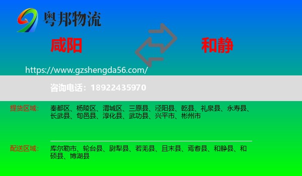 咸阳到和静县物流专线
