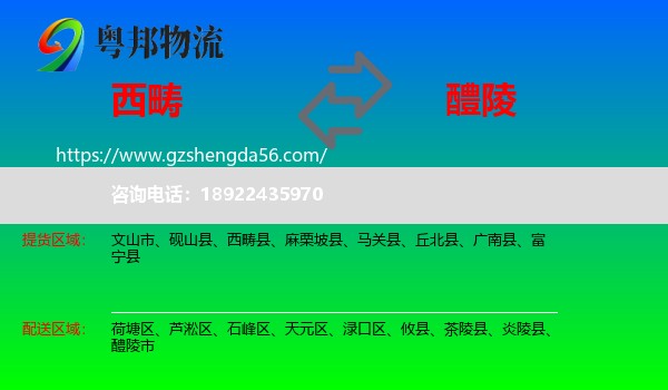 西畴县到醴陵市物流专线