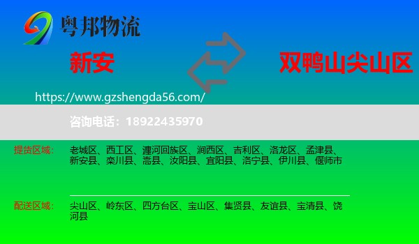 新安县到尖山区物流专线