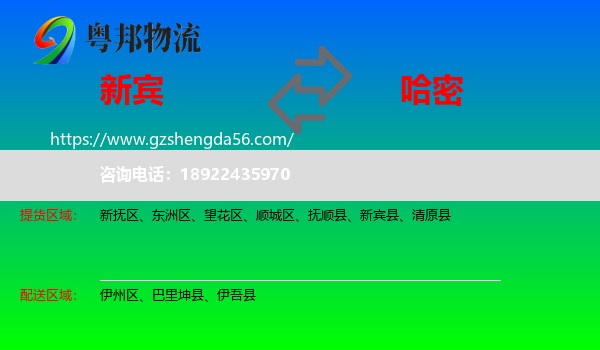 新宾县到哈密物流