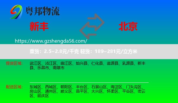 新丰县到北京专线