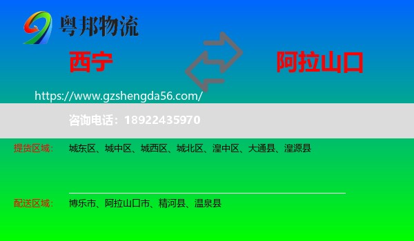 西宁到阿拉山口市物流专线
