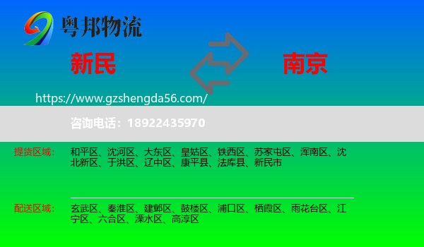 新民市到南京专线