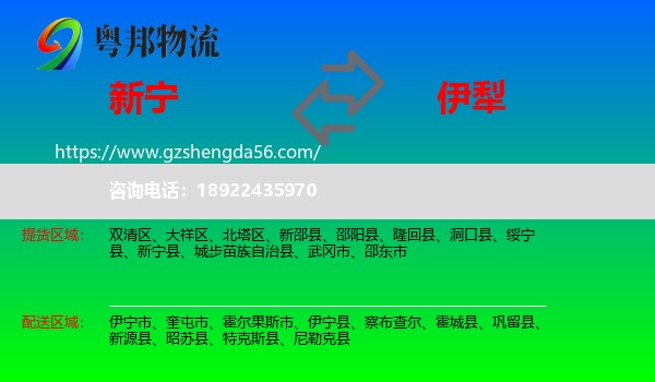 新宁县到伊犁物流