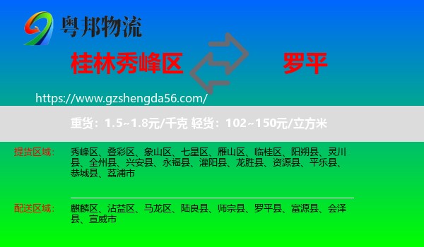 秀峰区到罗平县物流专线