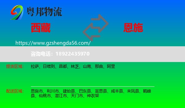 西藏到恩施物流