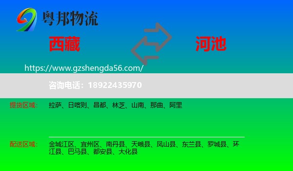 西藏到河池物流