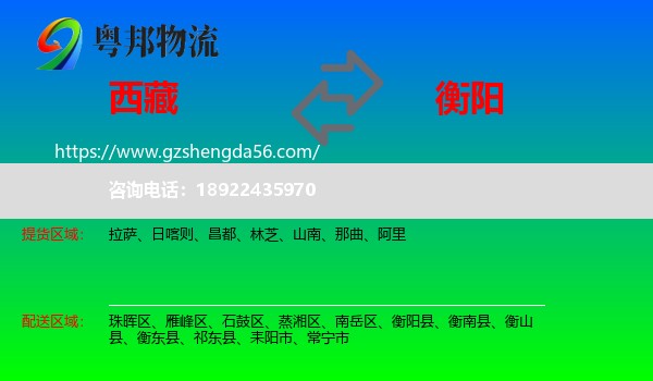 西藏到衡阳物流