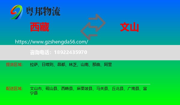 西藏到文山物流