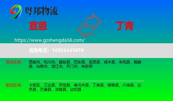 宣恩县到丁青县物流专线