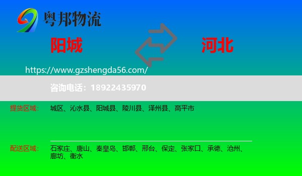 阳城县到河北物流专线