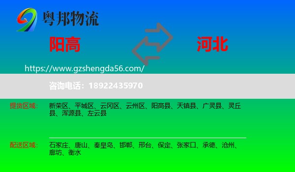 阳高县到河北物流专线