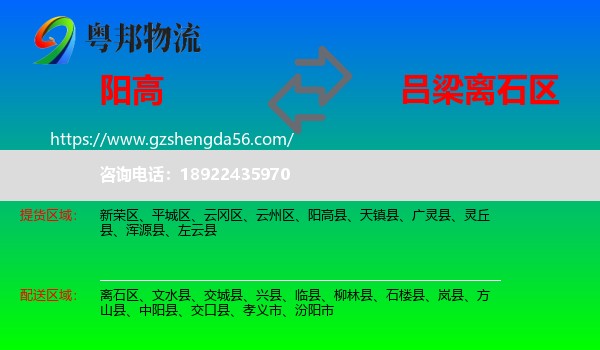 阳高县到离石区物流专线