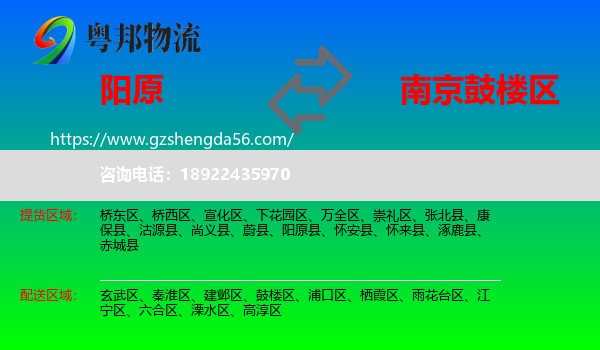阳原县到鼓楼区物流专线