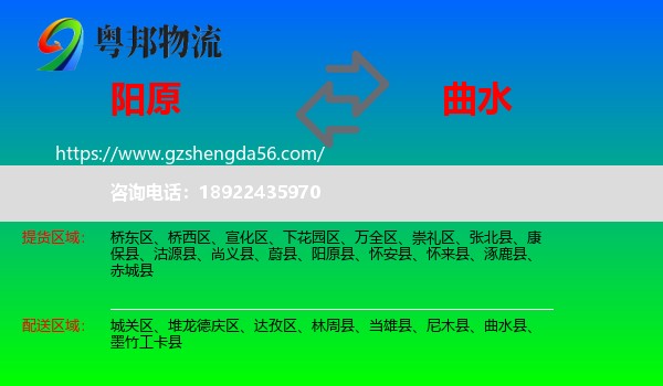 阳原县到曲水县物流专线