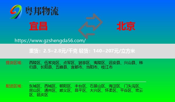 宜昌到北京专线