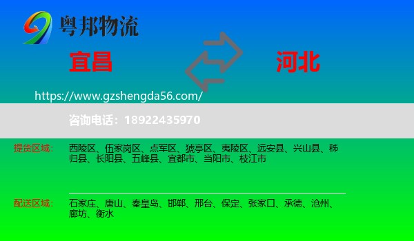 宜昌到河北物流专线