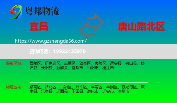 宜昌到路北区物流专线