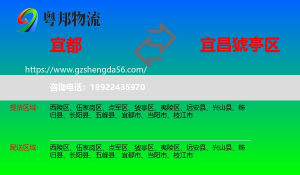 宜都市到猇亭区物流专线
