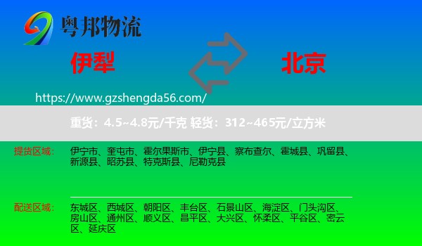 伊犁到北京专线
